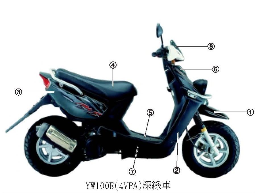 台湾YAMAHA BW’S100(4VPA)