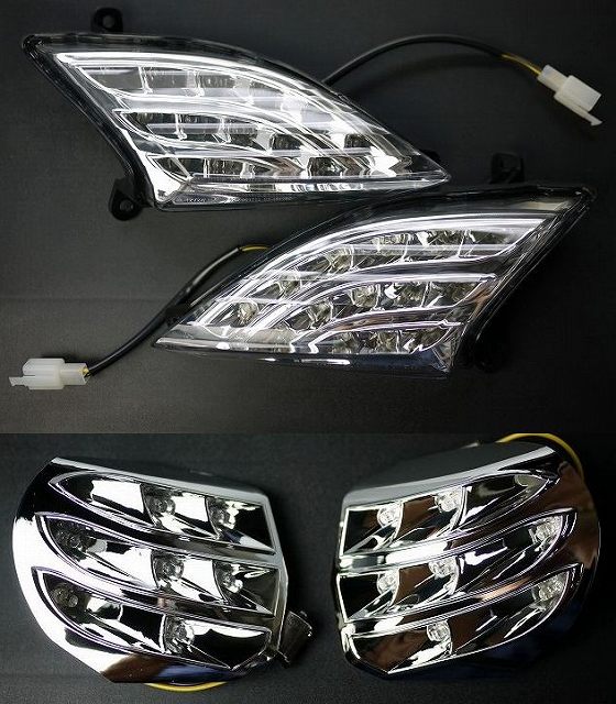 シグナスＸ LEDウインカー前後セット　クリア CL-001S