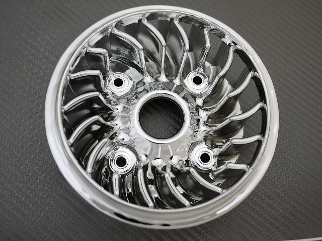 シグナスX125メッキファン　シルバー DCR-316