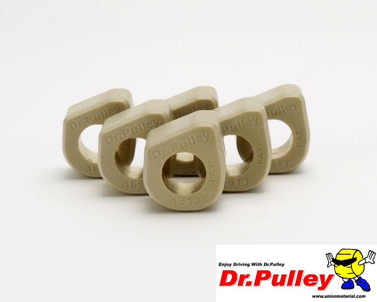 Dr.Pulley(ドクタープーリー）スライディングウェイトローラー φ16×13　(4.0g) 6個セット SR1613-4.0