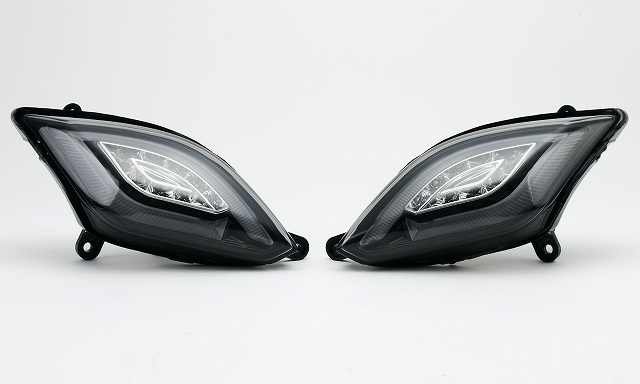GMS デイライト　LED フラッシャーセット　ライトスモーク GMS-D1