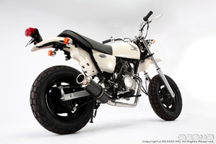 BEAMS  B107-08-000 APE50 エイプ AC16 SS300カーボン ダウンタイプ ビームス マフラー JP-BMS-MU077CA