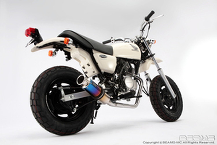 BEAMS  B107-09-000 APE50 エイプ AC16 SS300チタン ダウンタイプ ビームス マフラー JP-BMS-MU077TI