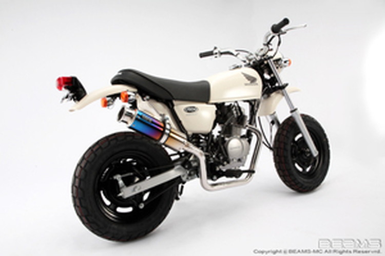 BEAMS  B107-09-003 APE50 エイプ AC16 SS300チタン アップタイプ ビームス マフラー JP-BMS-MU078TI