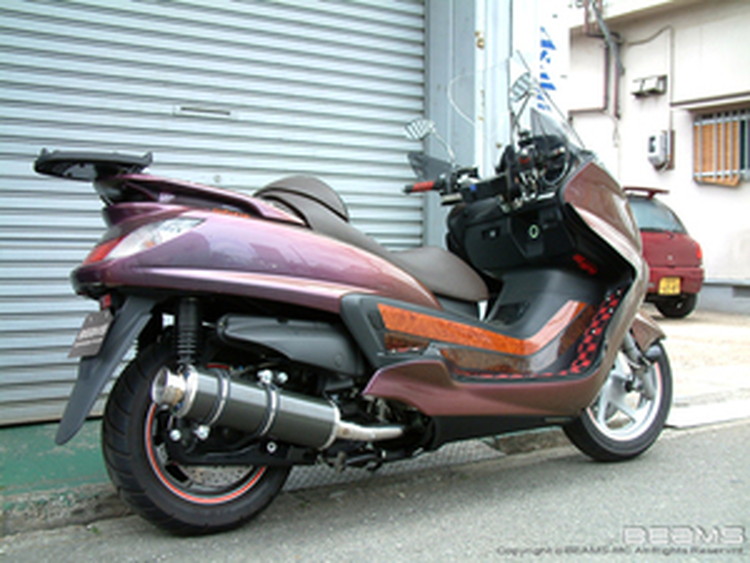 BEAMS  B212-11-000 GRAND MAJESTY グランドマジェスティ SH04J SS400カーボンⅡ ビームス マフラー JP-BMS-MU120CA