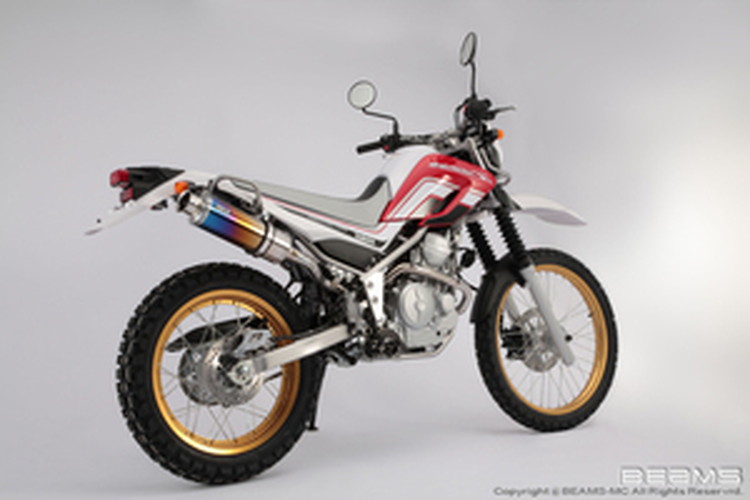 BEAMS  B224-09-003 SEROW250 セロー Fi 08~ SS300チタン アップタイプ フルエキ ビームス マフラー JP-BMS-MU162TI