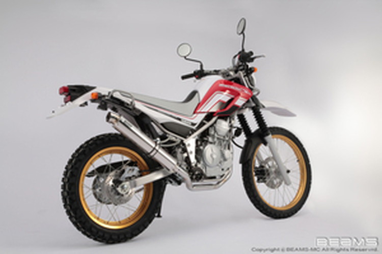 BEAMS  B224-53-008 SEROW250 セロー Fi 08~ R-EVO ステンレスサイレンサー  ビームス マフラー JP-BMS-MU164SU