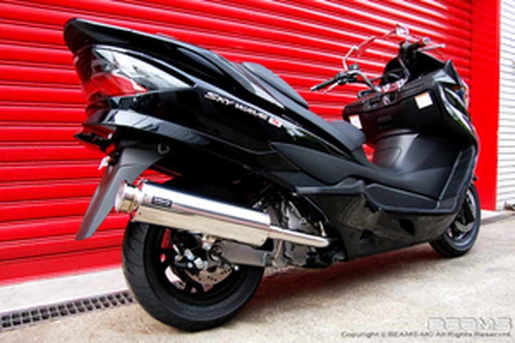 BEAMS  B310-10-000 SKYWAVE スカイウェイブ CJ44 SS400ソニック ビームス マフラー JP-BMS-MU191SU