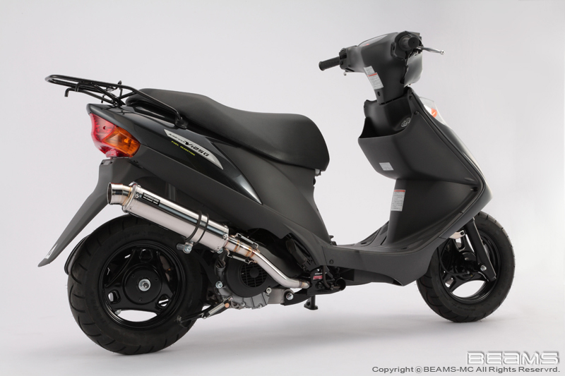 BEAMS  B316-53-008 ADDRESS V 125 アドレス 09~R-EVO ステンレスサイレンサー ビームス マフラー JP-BMS-MU208SU
