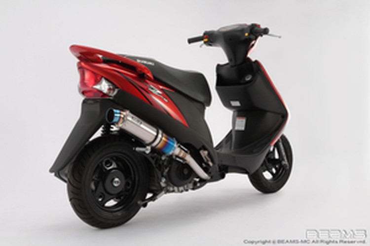 BEAMS  B317-53-007 ADDRESS V 125 アドレス TAIWAN R-EVO チタンサイレンサー ビームス マフラー JP-BMS-MU217TI
