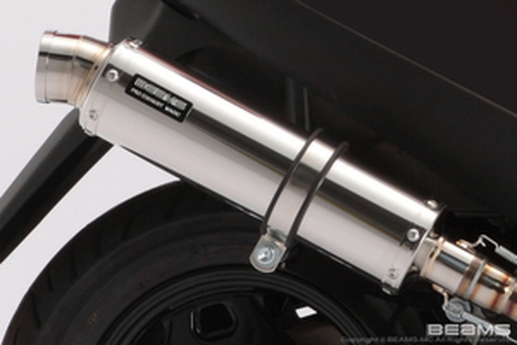 BEAMS  B319-53-008 GSR125 UT125D2 R-EVO ステンレスサイレンサー ビームス マフラー JP-BMS-MU222SU