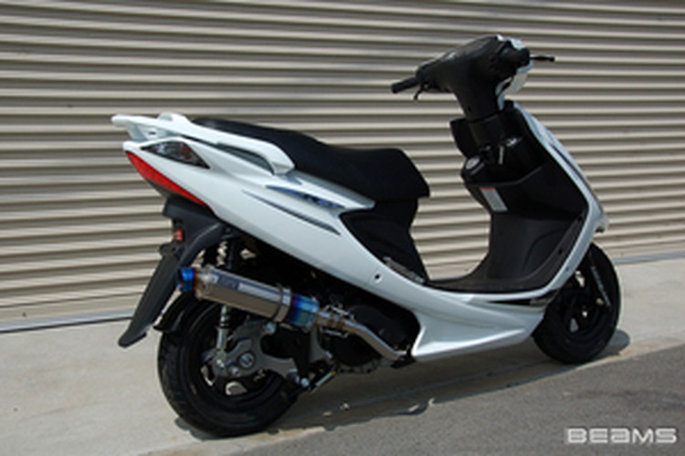 BEAMS  B319-53-007 GSR125 UT125D2 R-EVO チタンサイレンサー ビームス マフラー JP-BMS-MU222TI