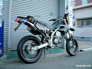 BEAMS  B403-09-003 D-tracker ディートラッカー SS300チタン アップタイプ フルエキ ビームス マフラー JP-BMS-MU245TI