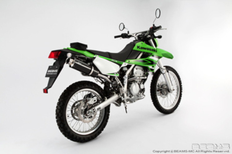 BEAMS  B408-08-003 KLX250 LX250S SS300カーボン アップタイプ フルエキ ビームス マフラー JP-BMS-MU251CA