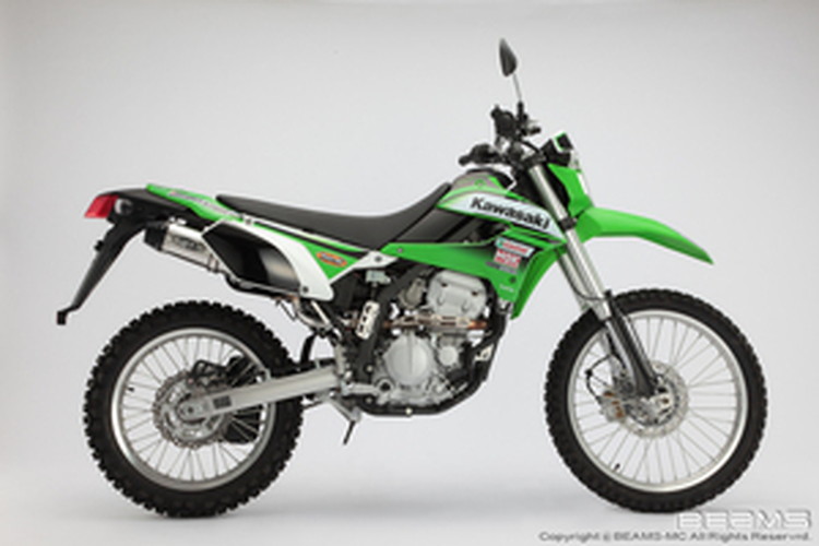 BEAMS  B408-53-005 KLX250 LX250S CROSS EVO スリップオン ビームス マフラー JP-BMS-MU253SU