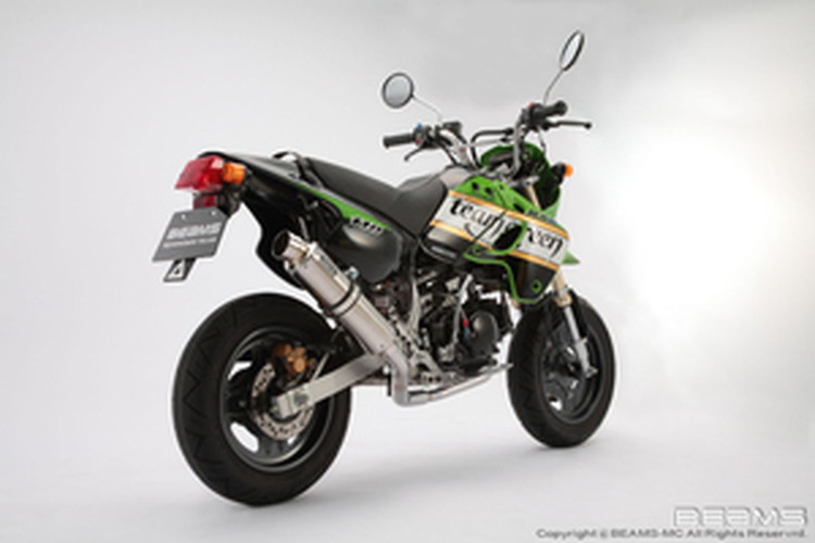 BEAMS  B410-53-008 KSR110 BC-KL110A R-EVO ステンレスサイレンサー ビームス マフラー JP-BMS-MU255SU