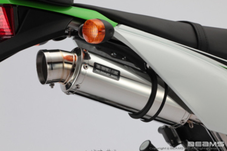 BEAMS  B413-53-008 KLX125 LX125C R-EVO ステンレスサイレンサー ビームス マフラー JP-BMS-MU257SU