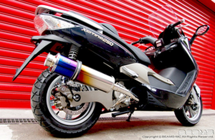 BEAMS  B504-12-000 KYMCO XCITING250 エキサイティング SS400チタン ビームス マフラー JP-BMS-MU262TI