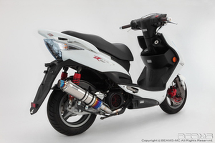 BEAMS  B506-53-007 KYMCO RACING125Fi レーシング SR25BA R-EVO チタン サイレンサーφ100 ビームス マフラー JP-BMS-MU267TI