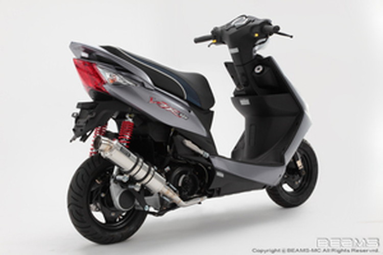 BEAMS  B507-53-008 KYMCO VJR125i SE22AA R-EVO ステンレス サイレンサーφ89 ビームス マフラー JP-BMS-MU268SU