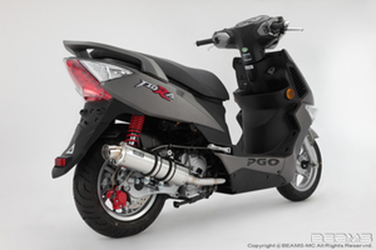 BEAMS  B701-53-008 PGO TIGRA125 ティグラ RFVAFAFA R-EVO ステンレス サイレンサーφ100 ビームス マフラー JP-BMS-MU269SU