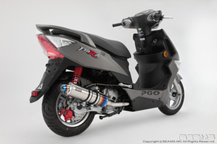 BEAMS  B701-53-007 PGO TIGRA125 ティグラ RFVAFAFA R-EVO チタン サイレンサーφ100 ビームス マフラー JP-BMS-MU269TI
