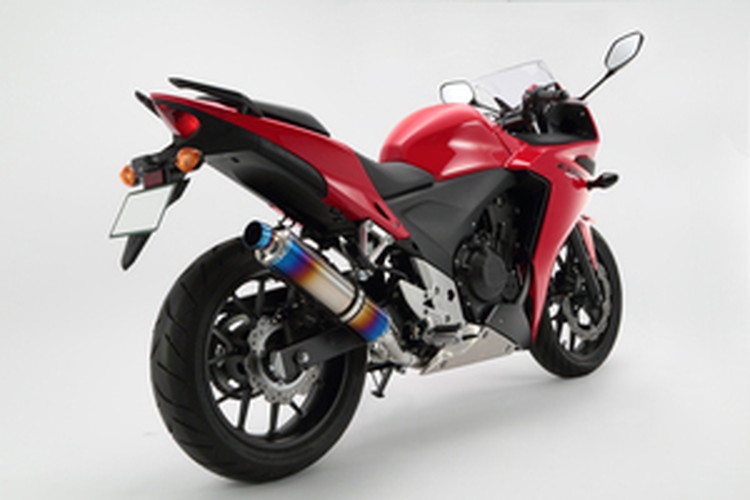 BEAMS  G155-53-P1J CBR400R/CB400F/400X R-EVO スリップオン<ヒートチタンサイレンサー> JMCA ビームス マフラー JP-BMS-MU289HT