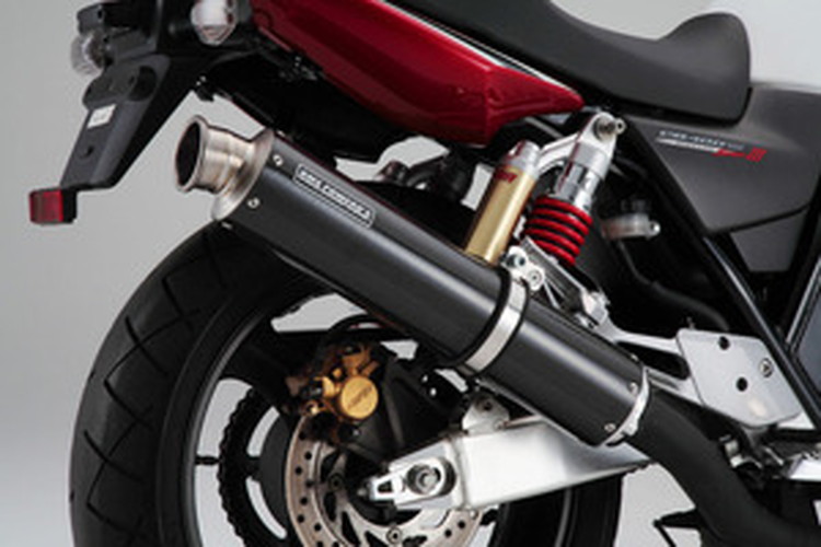 BEAMS  BMS-H02J-SS13 CB400SF VTEC 1/2/3 ラウンド <カーボン> ボルトオンJMCA ビームス マフラー JP-BMS-MU292CA