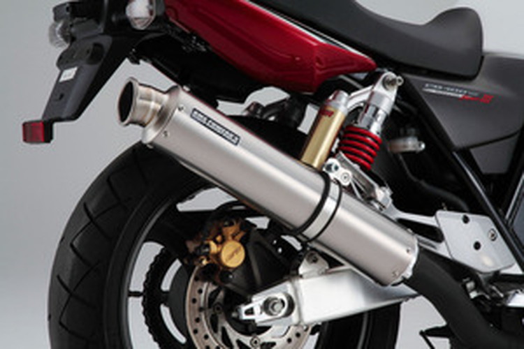 BEAMS  BMS-H02J-SS12 CB400SF VTEC 1/2/3 ラウンド <チタンソリッド> ボルトオンJMCA ビームス マフラー JP-BMS-MU292TS