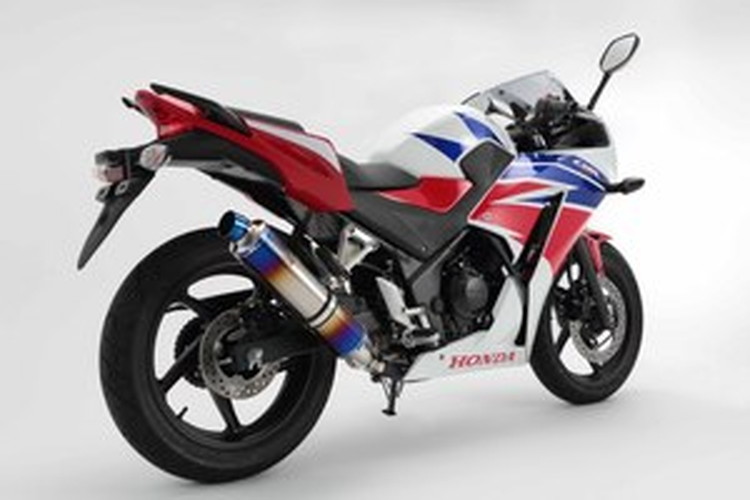 BEAMS  G167-53-P1J CBR250R 2014~ R-EVO スリップオン ヒートチタンサイレンサー JMCA ビームス マフラー JP-BMS-MU296HT