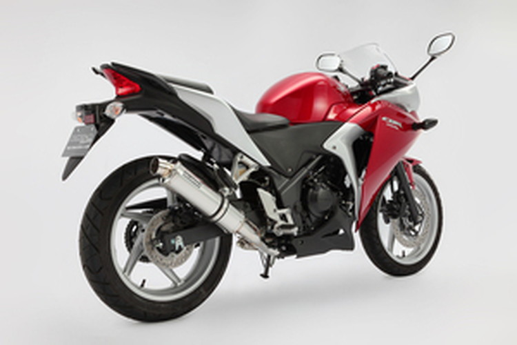 BEAMS  D143-53-P6S CBR250R ~2013 R-EVOスリップオン<ステンレスサイレンサー> ビームス マフラー JP-BMS-MU300SU