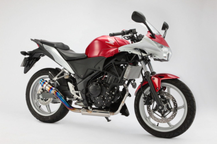BEAMS  D143-60-S1S CBR250R ~2013 GP-EVO フルエキ <ヒートチタンサイレンサー> ビームス マフラー JP-BMS-MU302HT