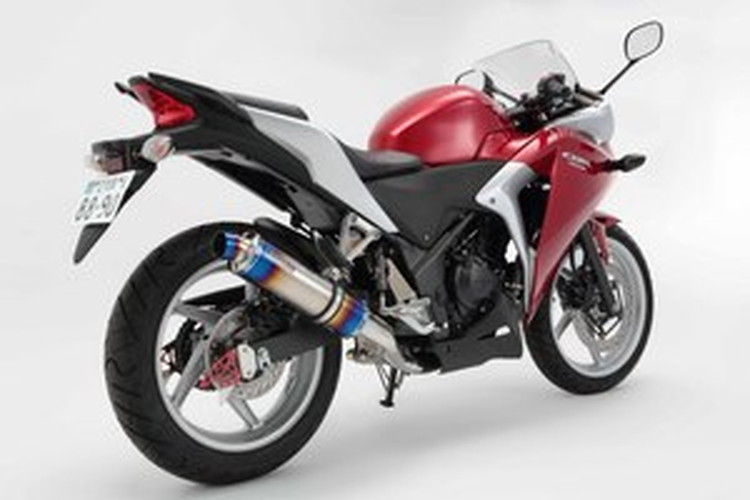 BEAMS  G143-53-P1J CBR250R ~2013 R-EVOスリップオン<ヒートチタンサイレンサー>JMCA ビームス マフラー JP-BMS-MU303HT
