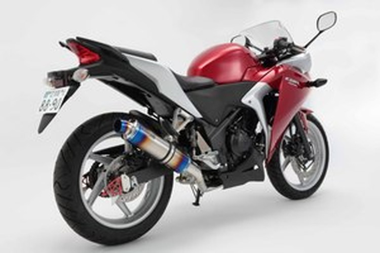 BEAMS  G143-53-S1J CBR250R ~2013 R-EVOフルエキ<ヒートチタンサイレンサー>JMCA ビームス マフラー JP-BMS-MU304HT