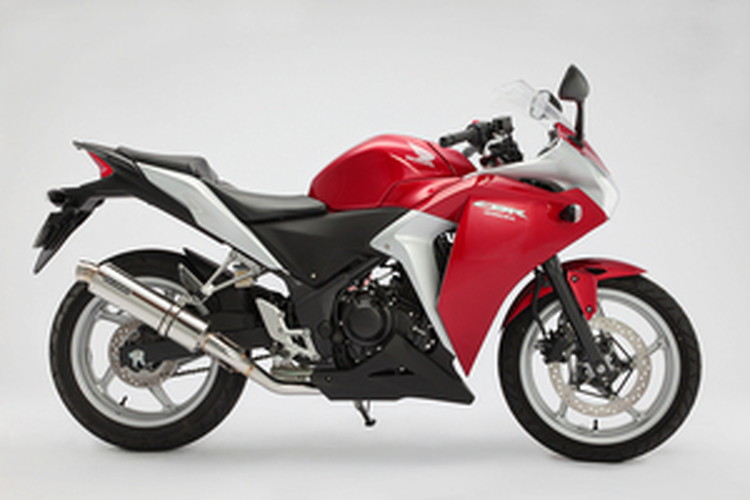 BEAMS  G143-53-S6J CBR250R ~2013 R-EVOフルエキ<ステンレスサイレンサー>JMCA ビームス マフラー JP-BMS-MU304SU