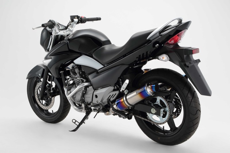 BEAMS  D324-60-P1S GSR250 R-EVO･W(ダブル) スリップオン <ヒートチタン> ビームス マフラー JP-BMS-MU336HT
