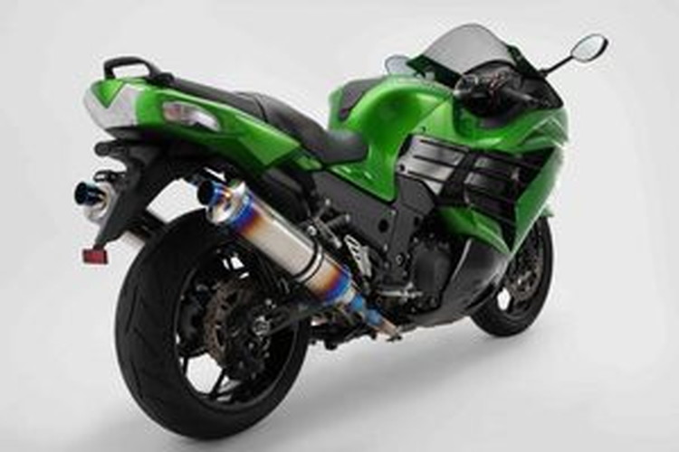 BEAMS  G419-53-P1J ZX-14R  R-EVOスリップオンW<ヒートチタンサイレンサー>JMCA ビームス マフラー JP-BMS-MU339HT