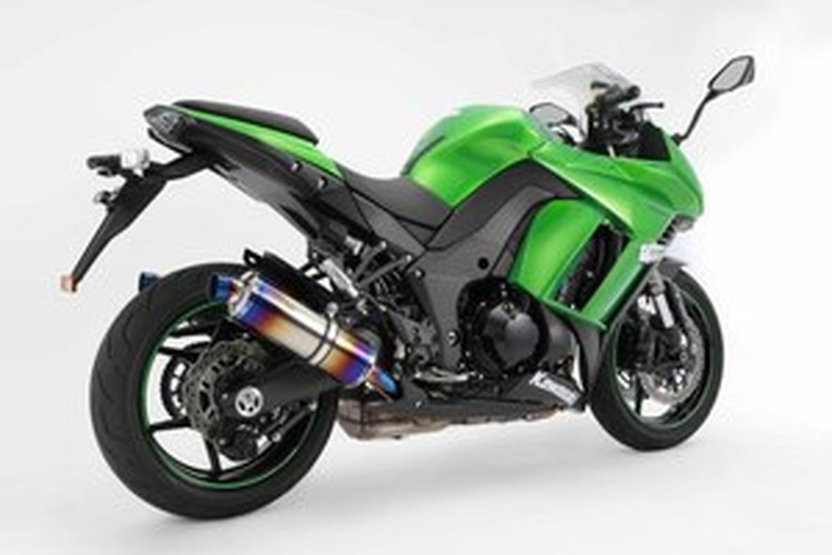BEAMS  G420-53-P1J Ninja1000 ニンジャ 2014~ T-EVO スリップオンW ヒートチタンサイレンサー  ビームス マフラー JP-BMS-MU350HT