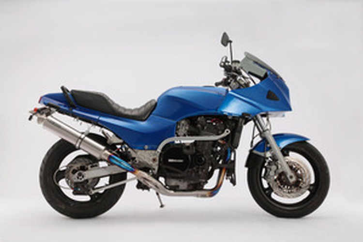 BEAMS  D402-53-T3S GPZ900R R-EVOフルエキ <φ100ロング･チタンソリッドサイレンサー> ビームス マフラー JP-BMS-MU357TS