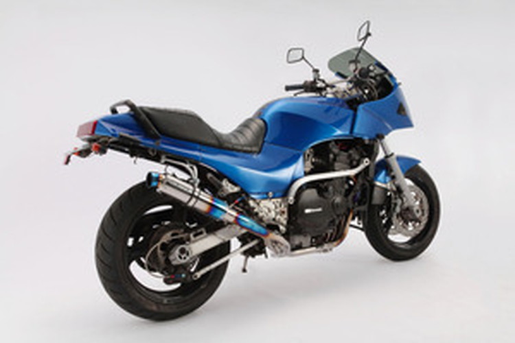 BEAMS  D402-53-T8S GPZ900R R-EVOフルエキ <φ89ショート･ヒートチタンサイレンサー> ビームス マフラー JP-BMS-MU358HT