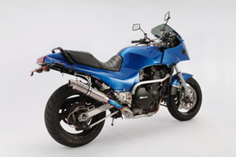 BEAMS  D402-53-T4S GPZ900R R-EVOフルエキ <φ89ショート･チタンソリッドサイレンサー> ビームス マフラー JP-BMS-MU358TS