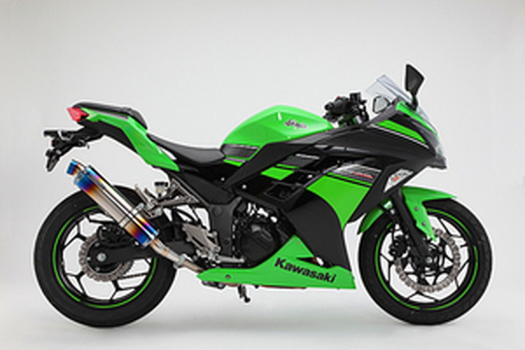 BEAMS  D415-53-P1S Ninja250 ニンジャ '13~ R-EVO スリップオン <ヒートチタン> ビームス マフラー JP-BMS-MU362HT