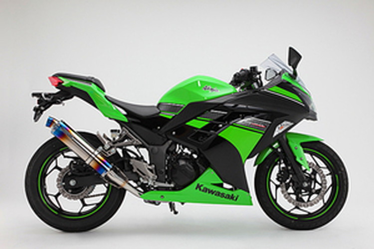 BEAMS  D415-53-S1S Ninja250 ニンジャ '13~ R-EVO フルエキ <ヒートチタンサイレンサー> ビームス マフラー JP-BMS-MU363HT