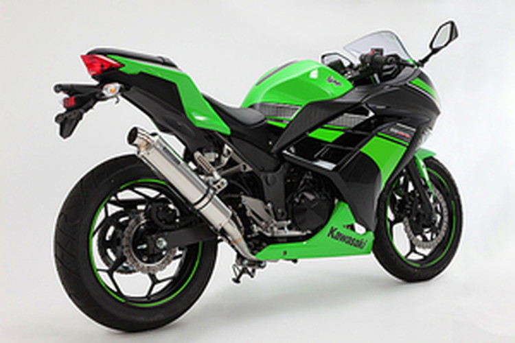 BEAMS  G415-53-S6J Ninja250 ニンジャ '13~ R-EVOフルエキ<ステンレスサイレンサー>JMCA ビームス マフラー JP-BMS-MU365SU