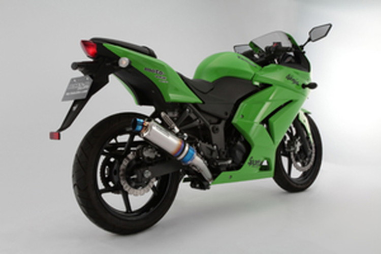 BEAMS  D409-53-P1S Ninja250R ニンジャ '08~'12 R-EVOスリップオン<ヒートチタンサイレンサー> ビームス マフラー JP-BMS-MU366HT