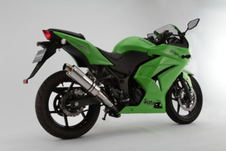 BEAMS  D409-53-P6S Ninja250Rニンジャ '08~'12 R-EVOスリップオン<ステンレスサイレンサー> ビームス マフラー JP-BMS-MU366SU