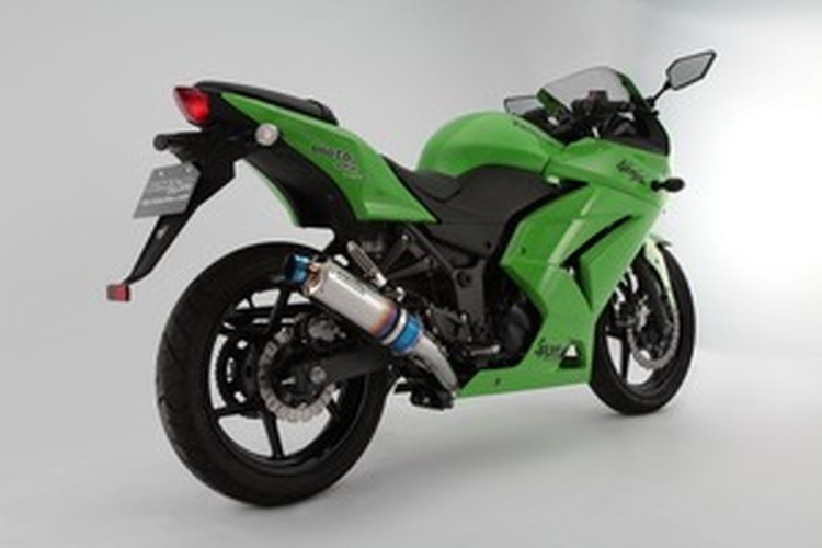 BEAMS  G409-53-P1J Ninja250R ニンジャ '08~'12 R-EVOスリップオン<ヒートチタンサイレサンー>JMCA ビームス マフラー JP-BMS-MU368HT