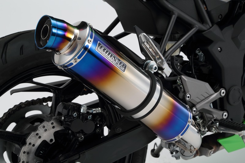 BEAMS G422-53-P1J Ninja250SL ニンジャ ’15~ R-EVO ヒートチタン スリップオン ビームス マフラー JP-BMS-MU391HT