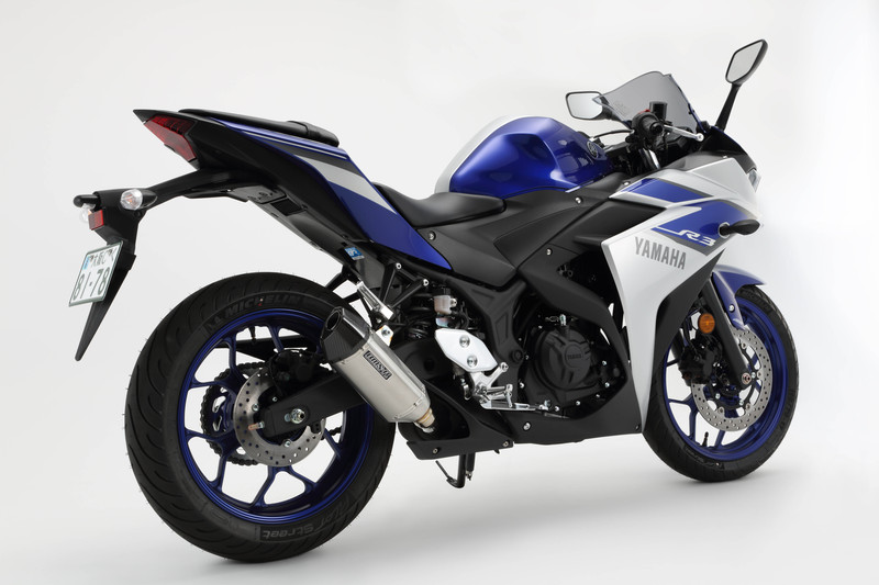 BEAMS G239-64-P6J YZF-R3 EBL-RH07J/2BL-RH13J CORSA-EVO2 スリップオン JMCA/政府認証 ビームス マフラー JP-BMS-MU395CE