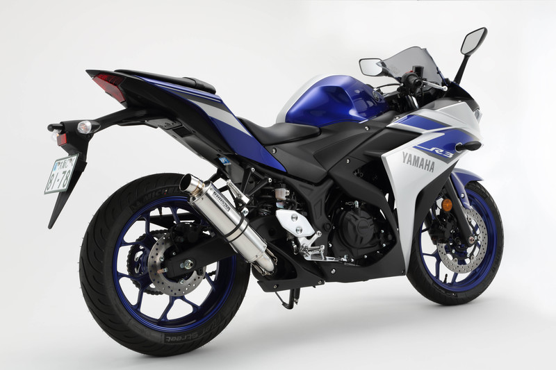BEAMS G239-53-P6J YZF-R3 EBL-RH07J/2BL-RH13J R-EVO ステンレス スリップオン JMCA/政府認証 ビームス マフラー JP-BMS-MU395SU